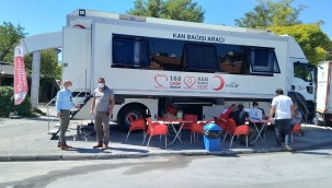Akçadağ'da kan bağışı kampanyasına destek 