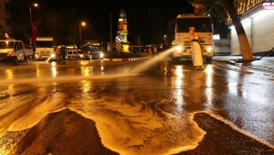 Malatya'da dezenfekte işlemi devam ediyor 