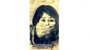 Malatyalı ressamdan anlamlı resim 