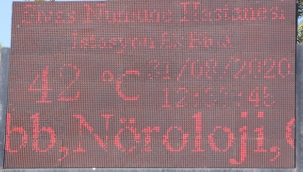 Sivas'ta rekor sıcaklar 