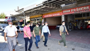 Vali Baruş'tan korona virüs denetimi