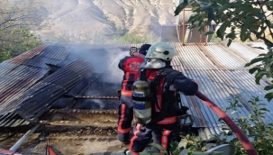 Yangında 1 kişi dumandan etkilendi