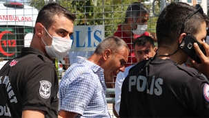 Adliye önünde arazi kavgası kanlı bitti 