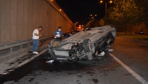 Alt geçitte feci kaza: 2 ağır yaralı 