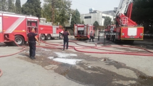 Kahramanmaraş'ta fabrika yangını! 