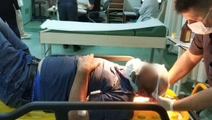 Kayalıklardan düşen alkollü şahıs hastanelik oldu 