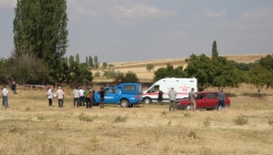 Kendi yaktığı tarlada hayatını kaybetti! 