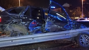 Otomobil ortalığı savaş alanına çevirdi 