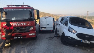 Para dolu zırhlı araç kaza sonrası taklalar attı: 7 yaralı 