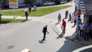 Sakarya'da şehir merkezinde satırlı dehşet 