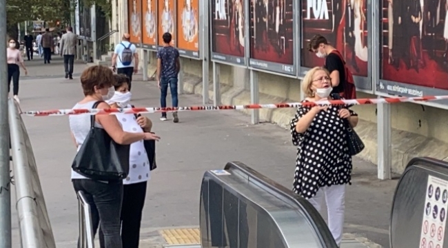 Şişli Mecidiyeköy metro istasyonunda bir kişi raylara atladı 