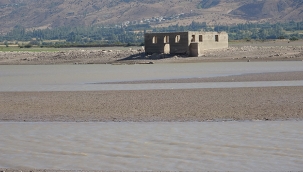 Sular altında kalmıştı yeniden ortaya çıktı