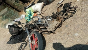 Suriye'de bomba yüklü motosiklet patladı 