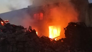 Tandırdan yangın çıktı 13 koyun telef oldu