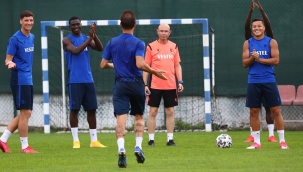 Trabzonspor'da moralli antrenman