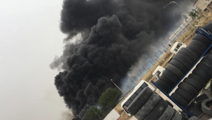 Türk Telekom deposunda korkutan yangın 