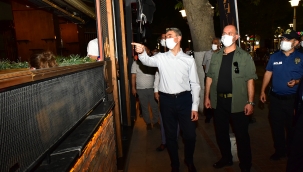 Vali Baruş korona denetimlerini sürdürdü