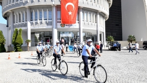 Zabıta ekipleri bisikletli denetim yaptı 