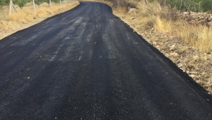 Akçadağ Büyükçimiş Mahallesi'nde asfalt çalışması