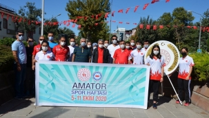 Amatör Spor Haftası'nda sadece çelenk 