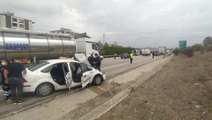 Ambulans takla attı: 5 yaralı 