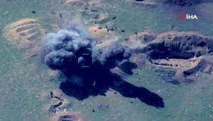 Azerbaycan ordusu Ermenistan ait topçuyu imha etti 