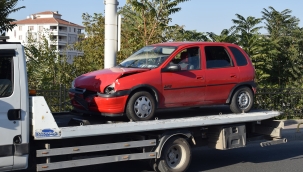 Çevre yolu üzerinde kaza: 1 yaralı 