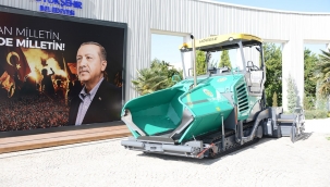 Büyükşehir araç parkına finişer takviyesi