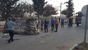 Ceyhan'da tarım işçileri kaza yaptı: 7 yaralı 