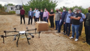 Çiftçiler İHA ile tarım yapacak 