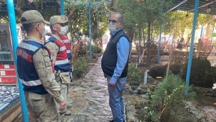 Doğanşehir'de Covid-19 denetimleri 