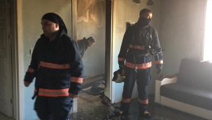 Elazığ'da yangında 8 aylık bebek öldü 