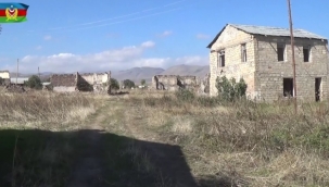 Ermenistan işgalinden kurtarılan Daşkesen köyü görüntülendi 