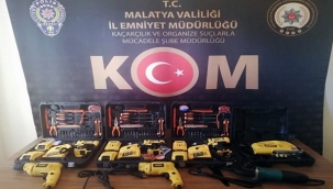 Gümrük kaçağı iş aletleri satanlara operasyon 