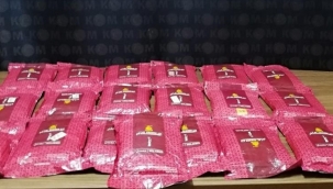 Kaçak nargile tütünü ele geçirildi