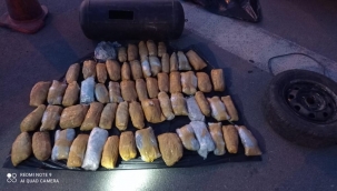 LPG tankından uyuşturucu fışkırdı! 