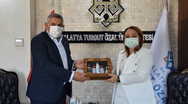 Sadıkoğlu'ndan Rektör Karabulut'a ziyaret 