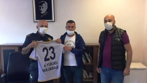 Taraftarlardan Spor Şube Müdürüne ziyaret