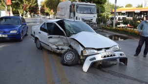 Trafik kazasında 1 kişi yaralandı! 