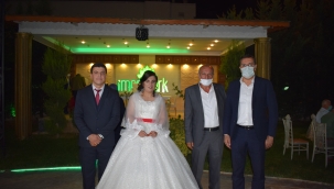 Turan ve Sarıkaya ailelerin mutlu günü 