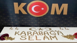 Türk polisinden Azerbaycan'a altın sikkeli destek mesajı 