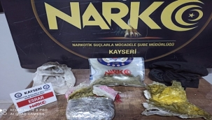 Uyuşturucu taciri 2 kilo esrar ile yakalandı