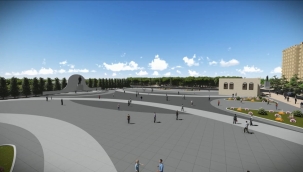 Meydan ve tören alanı çalışması!