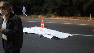 Yola fırlayan yaya feci şekilde can verdi 