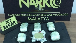 Yolcu otobüsünde esrar sevkiyatına darbe 