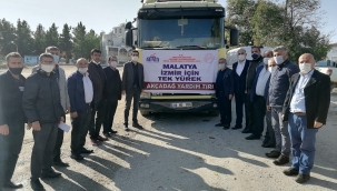 Akçadağ'dan İzmir'e gönül köprüsü 