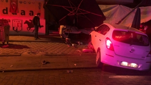 Araç sürücüsü olay yerinden kaçtı