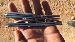 Avcılara yolda çivi tuzağı 