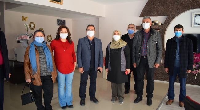 Başkan Kazgan'dan esnaf ziyareti 