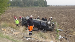 Cenaze yolunda kaza: 9 yaralı 